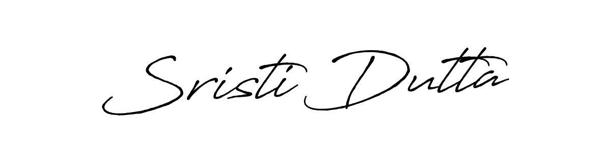 It looks lik you need a new signature style for name Sristi Dutta. Design unique handwritten (Antro_Vectra_Bolder) signature with our free signature maker in just a few clicks. Sristi Dutta signature style 7 images and pictures png