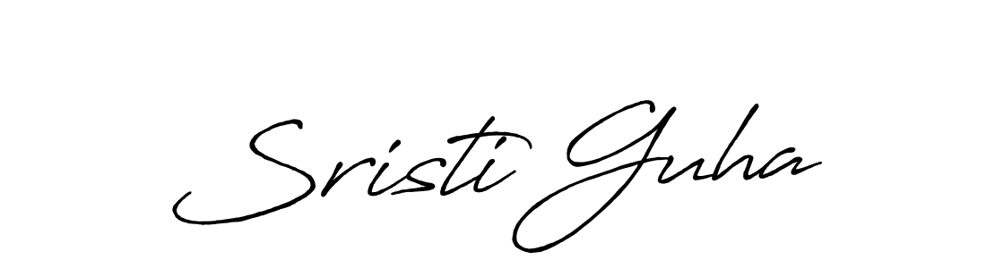 How to Draw Sristi Guha signature style? Antro_Vectra_Bolder is a latest design signature styles for name Sristi Guha. Sristi Guha signature style 7 images and pictures png