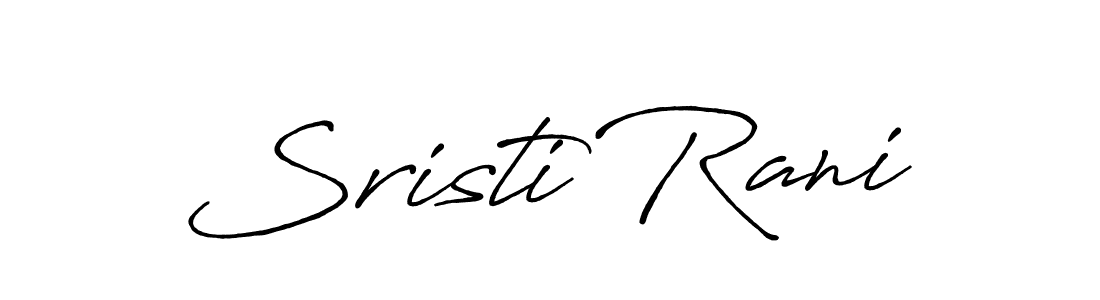 Make a short Sristi Rani signature style. Manage your documents anywhere anytime using Antro_Vectra_Bolder. Create and add eSignatures, submit forms, share and send files easily. Sristi Rani signature style 7 images and pictures png