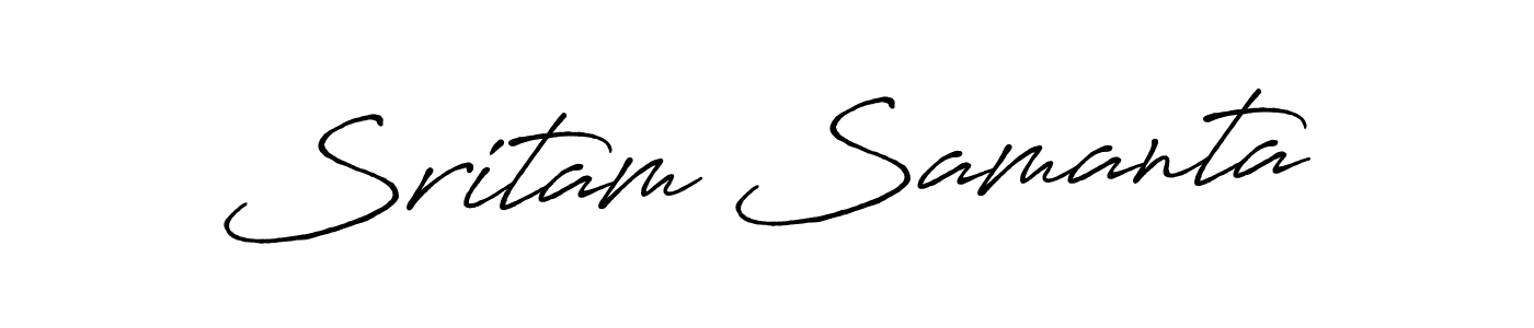 It looks lik you need a new signature style for name Sritam Samanta. Design unique handwritten (Antro_Vectra_Bolder) signature with our free signature maker in just a few clicks. Sritam Samanta signature style 7 images and pictures png
