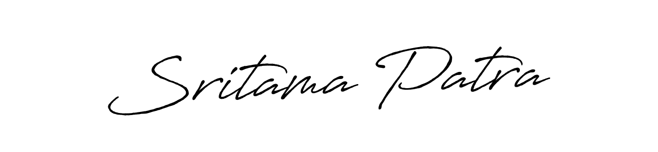 Use a signature maker to create a handwritten signature online. With this signature software, you can design (Antro_Vectra_Bolder) your own signature for name Sritama Patra. Sritama Patra signature style 7 images and pictures png