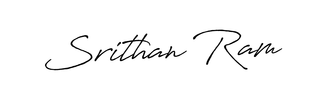 It looks lik you need a new signature style for name Srithan Ram. Design unique handwritten (Antro_Vectra_Bolder) signature with our free signature maker in just a few clicks. Srithan Ram signature style 7 images and pictures png