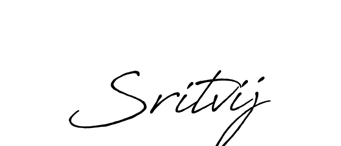 Also we have Sritvij name is the best signature style. Create professional handwritten signature collection using Antro_Vectra_Bolder autograph style. Sritvij signature style 7 images and pictures png