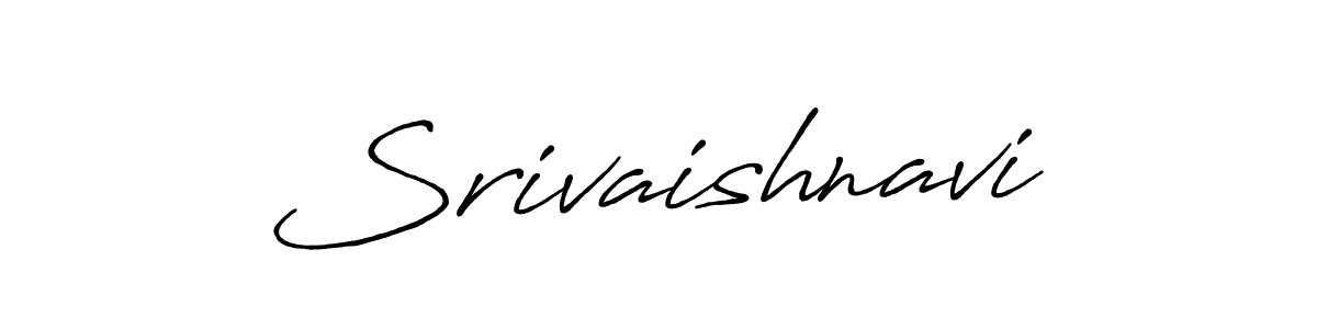 Make a beautiful signature design for name Srivaishnavi. With this signature (Antro_Vectra_Bolder) style, you can create a handwritten signature for free. Srivaishnavi signature style 7 images and pictures png