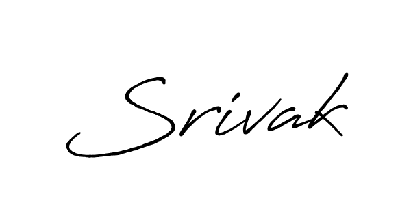 You should practise on your own different ways (Antro_Vectra_Bolder) to write your name (Srivak) in signature. don't let someone else do it for you. Srivak signature style 7 images and pictures png