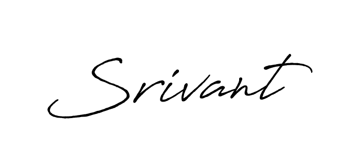 Once you've used our free online signature maker to create your best signature Antro_Vectra_Bolder style, it's time to enjoy all of the benefits that Srivant name signing documents. Srivant signature style 7 images and pictures png