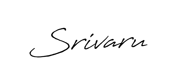 Antro_Vectra_Bolder is a professional signature style that is perfect for those who want to add a touch of class to their signature. It is also a great choice for those who want to make their signature more unique. Get Srivaru name to fancy signature for free. Srivaru signature style 7 images and pictures png