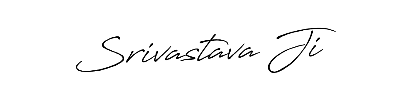 Make a beautiful signature design for name Srivastava Ji. Use this online signature maker to create a handwritten signature for free. Srivastava Ji signature style 7 images and pictures png