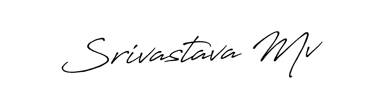 How to Draw Srivastava Mv signature style? Antro_Vectra_Bolder is a latest design signature styles for name Srivastava Mv. Srivastava Mv signature style 7 images and pictures png