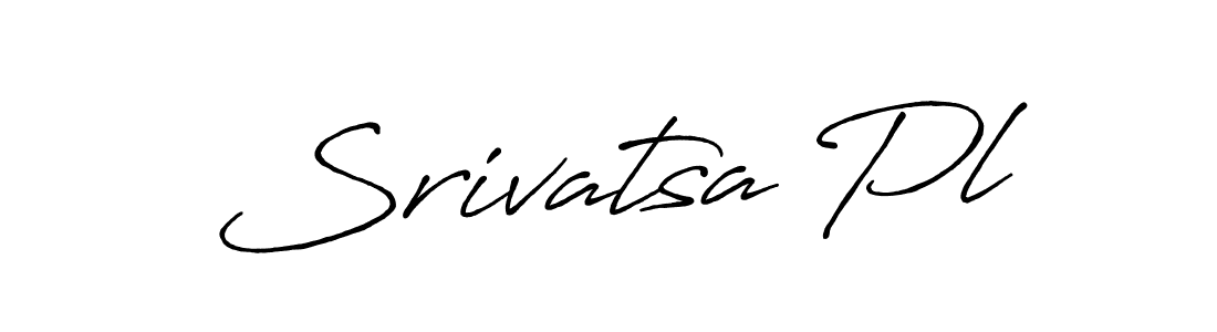 Also You can easily find your signature by using the search form. We will create Srivatsa Pl name handwritten signature images for you free of cost using Antro_Vectra_Bolder sign style. Srivatsa Pl signature style 7 images and pictures png