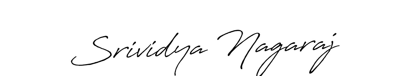 Also we have Srividya Nagaraj name is the best signature style. Create professional handwritten signature collection using Antro_Vectra_Bolder autograph style. Srividya Nagaraj signature style 7 images and pictures png