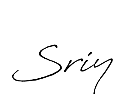 Make a beautiful signature design for name Sriy. With this signature (Antro_Vectra_Bolder) style, you can create a handwritten signature for free. Sriy signature style 7 images and pictures png