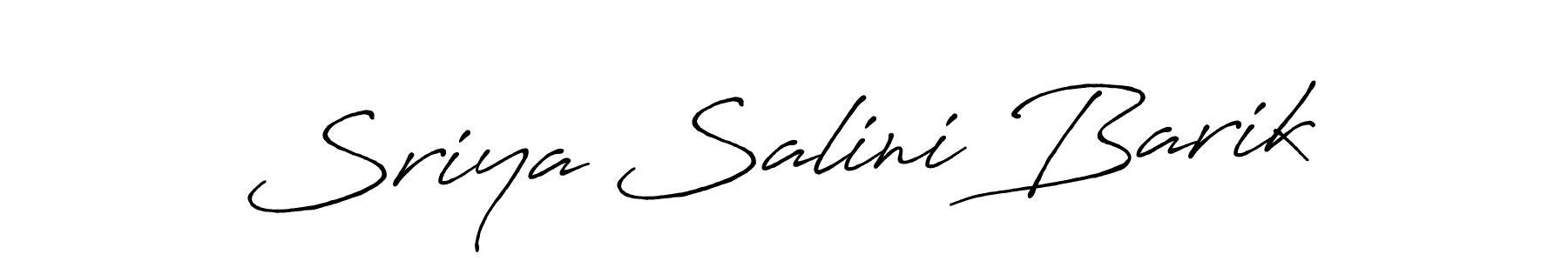 Use a signature maker to create a handwritten signature online. With this signature software, you can design (Antro_Vectra_Bolder) your own signature for name Sriya Salini Barik. Sriya Salini Barik signature style 7 images and pictures png