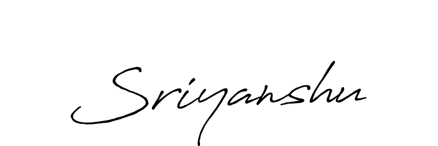 Sriyanshu stylish signature style. Best Handwritten Sign (Antro_Vectra_Bolder) for my name. Handwritten Signature Collection Ideas for my name Sriyanshu. Sriyanshu signature style 7 images and pictures png