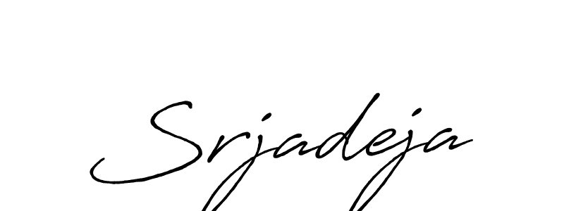 Also You can easily find your signature by using the search form. We will create Srjadeja name handwritten signature images for you free of cost using Antro_Vectra_Bolder sign style. Srjadeja signature style 7 images and pictures png