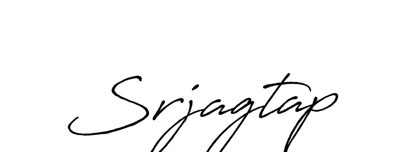 How to make Srjagtap signature? Antro_Vectra_Bolder is a professional autograph style. Create handwritten signature for Srjagtap name. Srjagtap signature style 7 images and pictures png