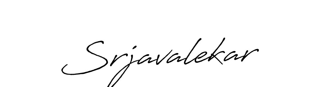 Also we have Srjavalekar name is the best signature style. Create professional handwritten signature collection using Antro_Vectra_Bolder autograph style. Srjavalekar signature style 7 images and pictures png