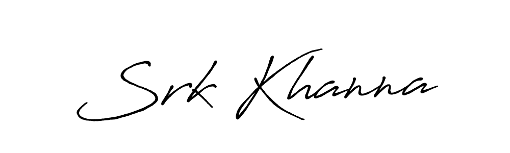 Make a beautiful signature design for name Srk Khanna. Use this online signature maker to create a handwritten signature for free. Srk Khanna signature style 7 images and pictures png