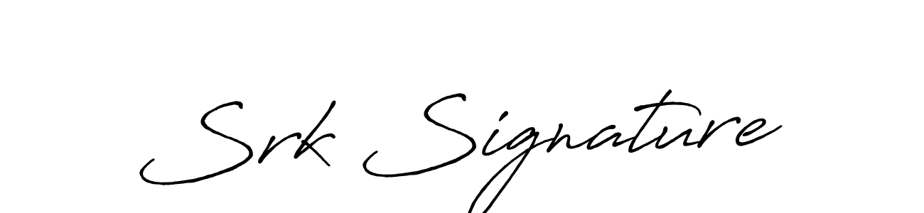 Once you've used our free online signature maker to create your best signature Antro_Vectra_Bolder style, it's time to enjoy all of the benefits that Srk Signature name signing documents. Srk Signature signature style 7 images and pictures png