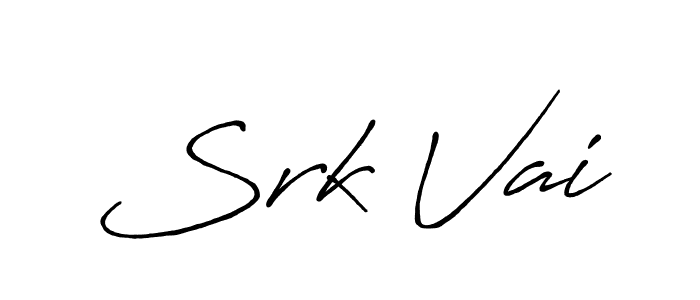 Also we have Srk Vai name is the best signature style. Create professional handwritten signature collection using Antro_Vectra_Bolder autograph style. Srk Vai signature style 7 images and pictures png
