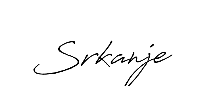 Also we have Srkanje name is the best signature style. Create professional handwritten signature collection using Antro_Vectra_Bolder autograph style. Srkanje signature style 7 images and pictures png