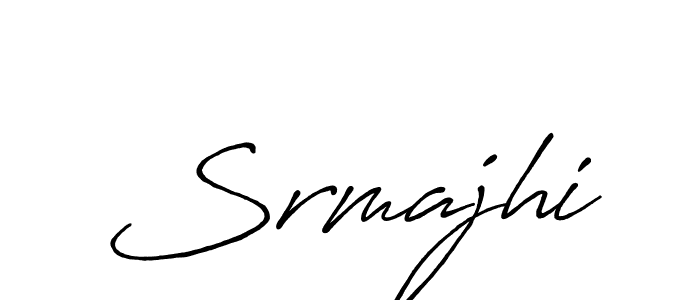 Use a signature maker to create a handwritten signature online. With this signature software, you can design (Antro_Vectra_Bolder) your own signature for name Srmajhi. Srmajhi signature style 7 images and pictures png