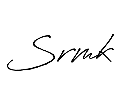 Similarly Antro_Vectra_Bolder is the best handwritten signature design. Signature creator online .You can use it as an online autograph creator for name Srmk. Srmk signature style 7 images and pictures png