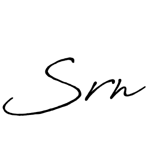 How to make Srn signature? Antro_Vectra_Bolder is a professional autograph style. Create handwritten signature for Srn name. Srn signature style 7 images and pictures png