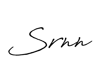 Make a beautiful signature design for name Srnn. Use this online signature maker to create a handwritten signature for free. Srnn signature style 7 images and pictures png