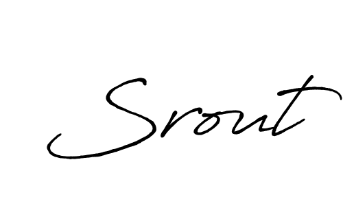 It looks lik you need a new signature style for name Srout. Design unique handwritten (Antro_Vectra_Bolder) signature with our free signature maker in just a few clicks. Srout signature style 7 images and pictures png