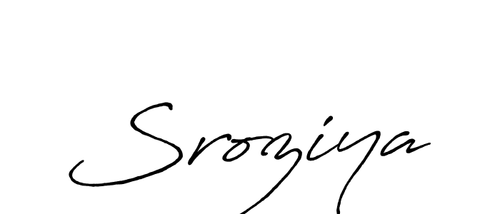 Once you've used our free online signature maker to create your best signature Antro_Vectra_Bolder style, it's time to enjoy all of the benefits that Sroziya name signing documents. Sroziya signature style 7 images and pictures png