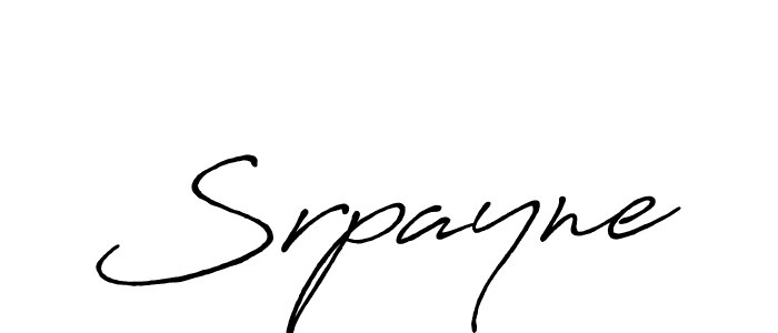 Srpayne stylish signature style. Best Handwritten Sign (Antro_Vectra_Bolder) for my name. Handwritten Signature Collection Ideas for my name Srpayne. Srpayne signature style 7 images and pictures png