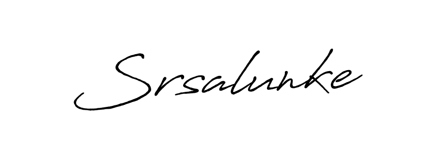 if you are searching for the best signature style for your name Srsalunke. so please give up your signature search. here we have designed multiple signature styles  using Antro_Vectra_Bolder. Srsalunke signature style 7 images and pictures png
