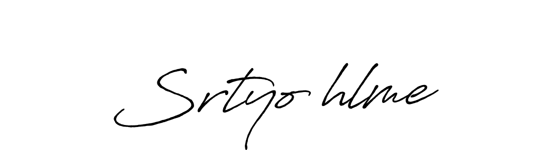 Make a beautiful signature design for name SrtyoŞhlme. With this signature (Antro_Vectra_Bolder) style, you can create a handwritten signature for free. SrtyoŞhlme signature style 7 images and pictures png