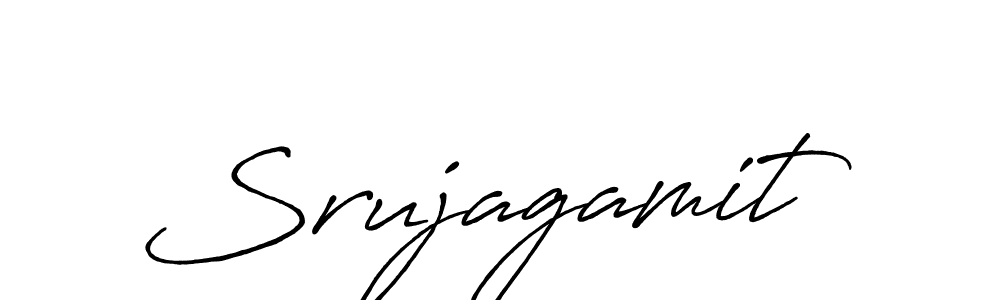 Design your own signature with our free online signature maker. With this signature software, you can create a handwritten (Antro_Vectra_Bolder) signature for name Srujagamit. Srujagamit signature style 7 images and pictures png