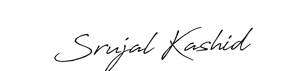 Create a beautiful signature design for name Srujal Kashid. With this signature (Antro_Vectra_Bolder) fonts, you can make a handwritten signature for free. Srujal Kashid signature style 7 images and pictures png