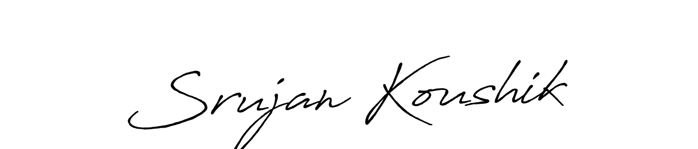 It looks lik you need a new signature style for name Srujan Koushik. Design unique handwritten (Antro_Vectra_Bolder) signature with our free signature maker in just a few clicks. Srujan Koushik signature style 7 images and pictures png