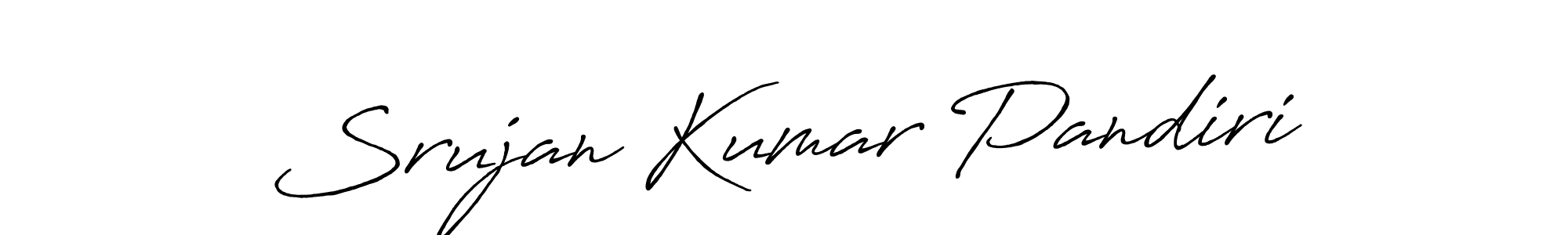 Srujan Kumar Pandiri stylish signature style. Best Handwritten Sign (Antro_Vectra_Bolder) for my name. Handwritten Signature Collection Ideas for my name Srujan Kumar Pandiri. Srujan Kumar Pandiri signature style 7 images and pictures png
