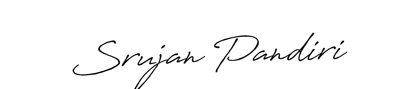 This is the best signature style for the Srujan Pandiri name. Also you like these signature font (Antro_Vectra_Bolder). Mix name signature. Srujan Pandiri signature style 7 images and pictures png