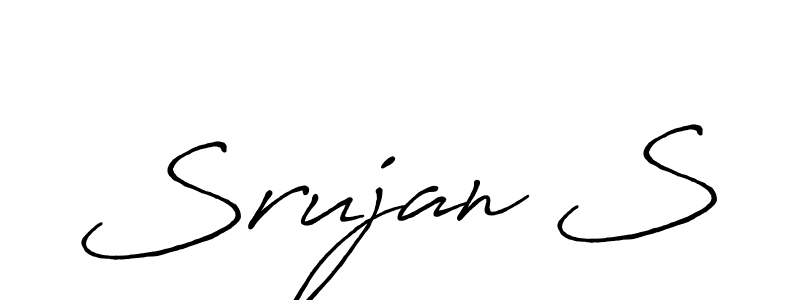 See photos of Srujan S official signature by Spectra . Check more albums & portfolios. Read reviews & check more about Antro_Vectra_Bolder font. Srujan S signature style 7 images and pictures png