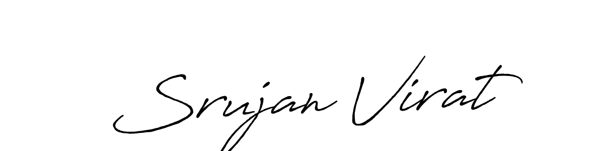 You can use this online signature creator to create a handwritten signature for the name Srujan Virat. This is the best online autograph maker. Srujan Virat signature style 7 images and pictures png