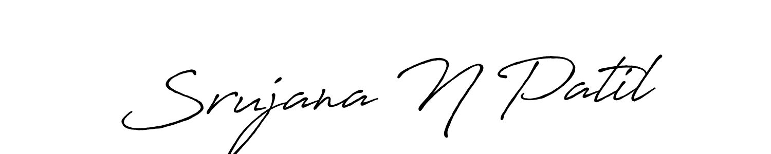 Similarly Antro_Vectra_Bolder is the best handwritten signature design. Signature creator online .You can use it as an online autograph creator for name Srujana N Patil. Srujana N Patil signature style 7 images and pictures png