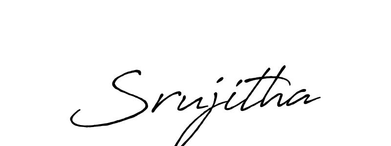 Make a short Srujitha signature style. Manage your documents anywhere anytime using Antro_Vectra_Bolder. Create and add eSignatures, submit forms, share and send files easily. Srujitha signature style 7 images and pictures png