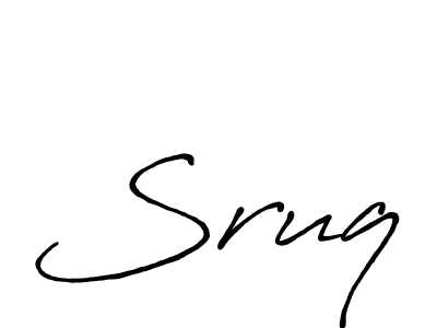 Make a beautiful signature design for name Sruq. Use this online signature maker to create a handwritten signature for free. Sruq signature style 7 images and pictures png