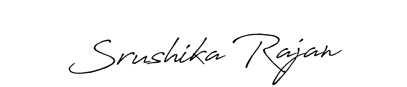 Also You can easily find your signature by using the search form. We will create Srushika Rajan name handwritten signature images for you free of cost using Antro_Vectra_Bolder sign style. Srushika Rajan signature style 7 images and pictures png