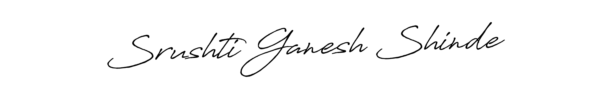 You can use this online signature creator to create a handwritten signature for the name Srushti Ganesh Shinde. This is the best online autograph maker. Srushti Ganesh Shinde signature style 7 images and pictures png