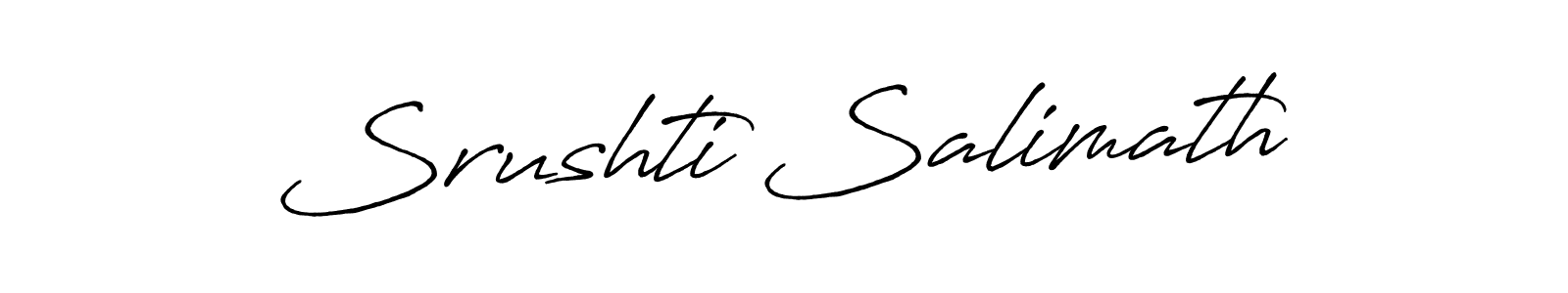 Once you've used our free online signature maker to create your best signature Antro_Vectra_Bolder style, it's time to enjoy all of the benefits that Srushti Salimath name signing documents. Srushti Salimath signature style 7 images and pictures png