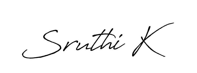 This is the best signature style for the Sruthi K name. Also you like these signature font (Antro_Vectra_Bolder). Mix name signature. Sruthi K signature style 7 images and pictures png