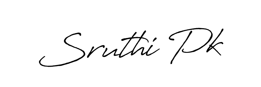 Similarly Antro_Vectra_Bolder is the best handwritten signature design. Signature creator online .You can use it as an online autograph creator for name Sruthi Pk. Sruthi Pk signature style 7 images and pictures png