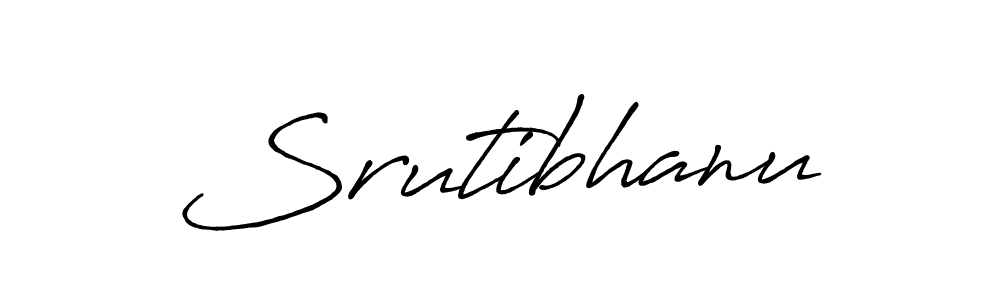 Also we have Srutibhanu name is the best signature style. Create professional handwritten signature collection using Antro_Vectra_Bolder autograph style. Srutibhanu signature style 7 images and pictures png